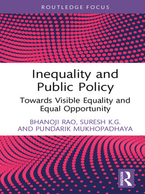 cover image of Inequality and Public Policy